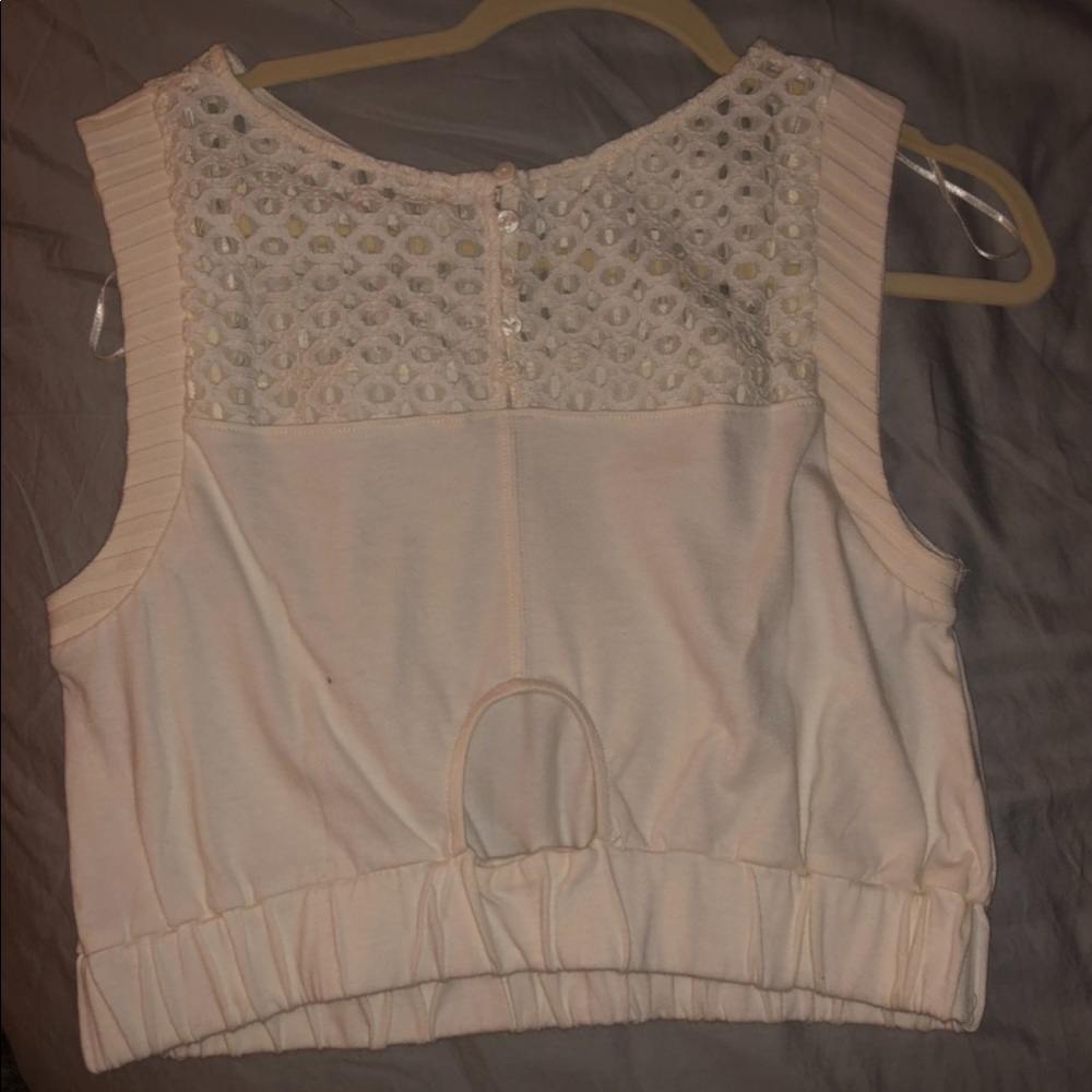 Free people cropped shirt